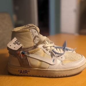 Special addition Off-White x Air Jordan 1 Retro High OG 'White' 2018